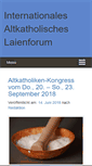 Mobile Screenshot of laienforum.info